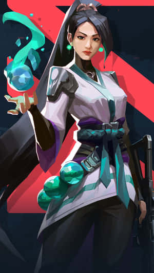 Boundless Possibilities Await With Valorant Sage Wallpaper