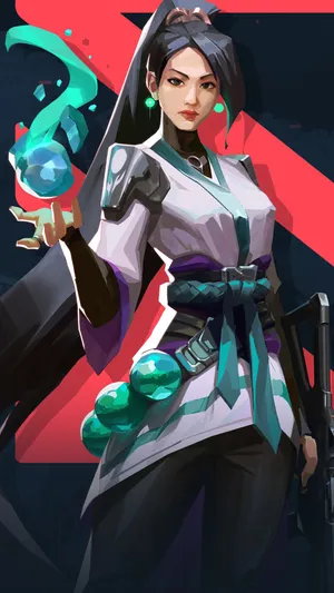 Boundless Possibilities Await With Valorant Sage Wallpaper