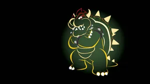 Bowser, The Iconic Fiery Villain Wallpaper