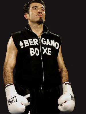 Boxerin Black Vestand White Gloves Wallpaper