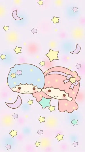 Boy And Girl Pastel Cute Wallpaper