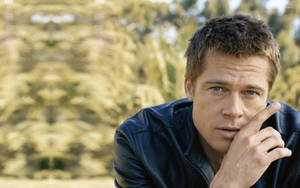 Brad Pitt's Blue Eyes Will Take Your Breath Away Wallpaper