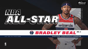 Bradley Beal Nba All-star Player Wallpaper