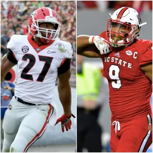 Bradley Chubb Nick Chubb Split Screen Wallpaper