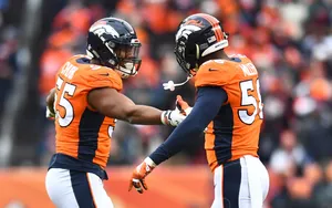 Bradley Chubb Von Miller Teammates Wallpaper