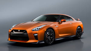 Brand New Orange Nissan Gtr Car Wallpaper