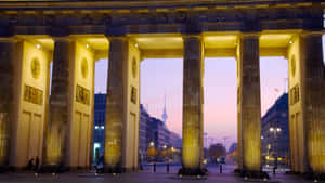 Brandenburg Gate Berliner Fernsehturm Wallpaper