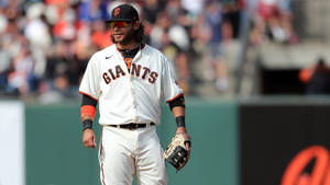 Brandon Crawford In The Field Wallpaper