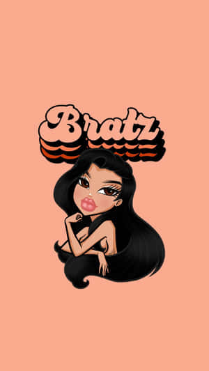 Bratz Logo With The Title 'bratz' Wallpaper