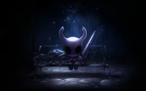 Brave The Adventurer Hollow Knight Overcomes Trials And Enemies Wallpaper