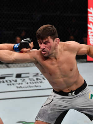 Brazilian Ufc Fighter, Demian Maia Power Punch Wallpaper