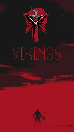 Breathtaking For Honor Viking Faction Logo Emblazoned On Mobile Wallpaper Wallpaper