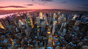 Breathtaking View Of New York City Wallpaper