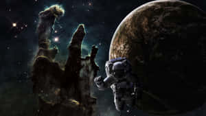 Breathtaking View Of Outer Space Wallpaper