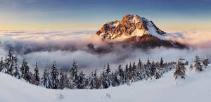 Breathtaking View Of Slovakia's Mountains Wallpaper