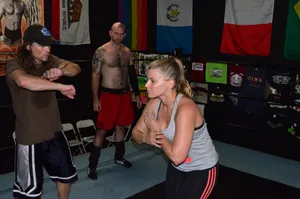 Brian Kendrick - A Master Of Pro-wrestling Training In His Wrestling School. Wallpaper