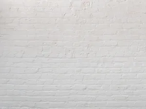 Brick Wall White Paint Wallpaper