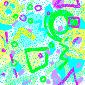 Bright 90s Style Background Wallpaper