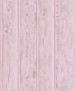 Bright And Bold Metallic Rose Gold Wooden Paneling Wallpaper