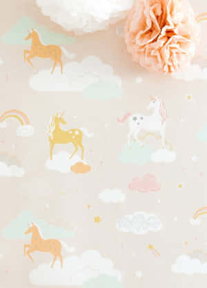 Bright And Bold Pastel Orange Wallpaper