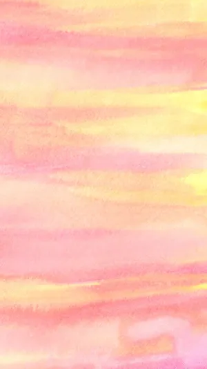 Bright And Joyous: A Delicious Combination Of Pastel Pink And Yellow Wallpaper