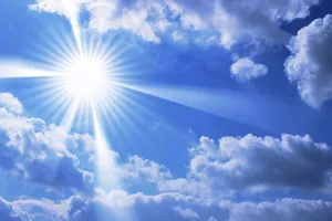 Bright And Serene View Of Heavenly Clouds Wallpaper