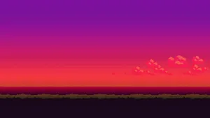 Bright And Unique Pixel Art Illustration Wallpaper