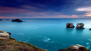 Bright Blue Ocean 4k Ipad Wallpaper