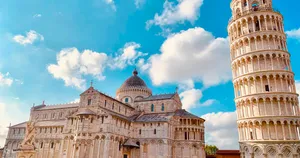 Bright Day Pisa Landmarks Wallpaper