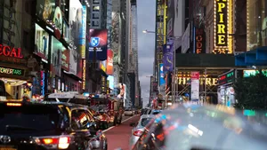 Bright Lights And Endless Energy In The Heart Of New York City - Times Square Wallpaper
