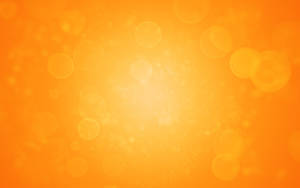 Bright Orange Circles Wallpaper