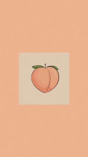 Brighten Up Any Room With An Orange And Peach Aesthetic. Wallpaper