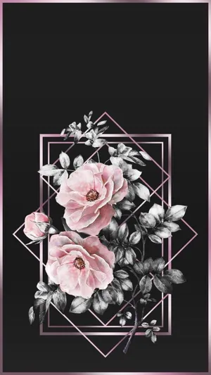 Brighten Up Your Day With This Colorful Floral Aesthetic Iphone Wallpaper! Wallpaper