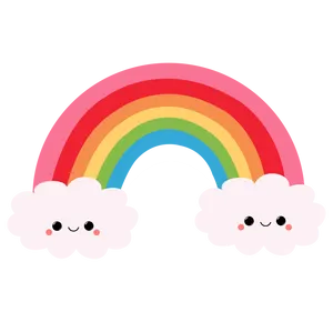 Brighten Up Your Day With This Cute Rainbow Pastel Wallpaper