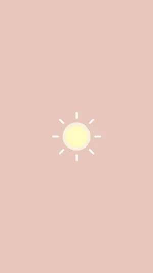 Brighten Up Your Day With This Cute Sun Wallpaper