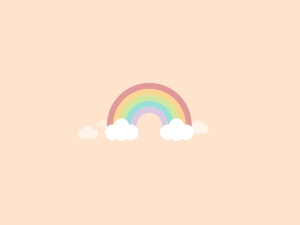 Brighten Up Your Day With This Special Cute Rainbow Pastel Image Wallpaper