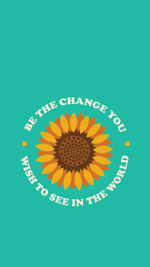 Brighten Your Day With A Sunflower Aesthetic On Your Iphone Wallpaper