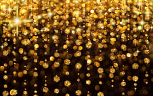 Brighten Your Life With Beautiful Yellow Glitter. Wallpaper
