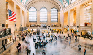 Brightened Grand Central Station Wallpaper