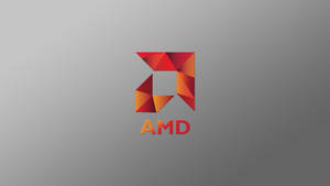Brilliant Geometric Amd Logo Design Wallpaper
