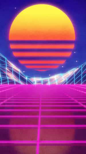 Bring Back The Chic Vibes Of The 80's With An #80saestheticiphone Wallpaper