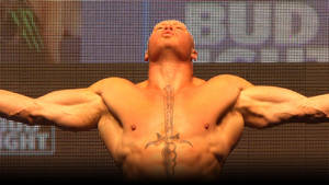 Brock Lesnar Posing Wallpaper