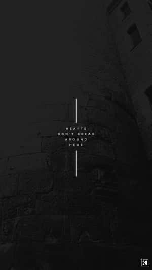 Broken Heart Aesthetics Dark Wallpaper