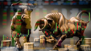 Bronze Bullish Stock Market Wallpaper