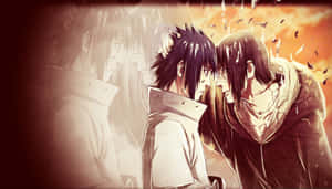 Brothers Sasuke And Itachi Reunite Wallpaper