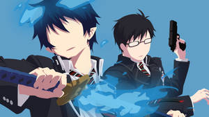 Brothers Yukio And Rin Okumura Reuniting Wallpaper