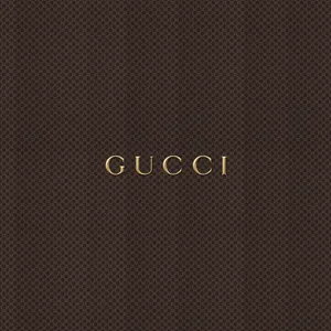 Brown Aesthetic Gucci Pattern Wallpaper