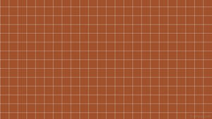 Brown And White Grid Aesthetic Wallpaper