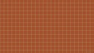 Brown And White Grid Aesthetic Wallpaper