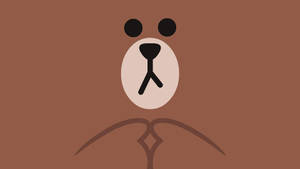 Brown Bear Character Wallpaper